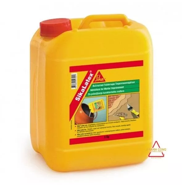 Sika Latex – phụ gia chống thấm và kết nối (can 5 lít)