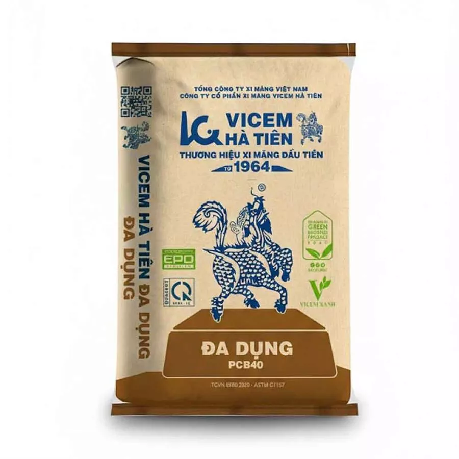 Xi măng Vicem Hà Tiên đa dụng PCB40